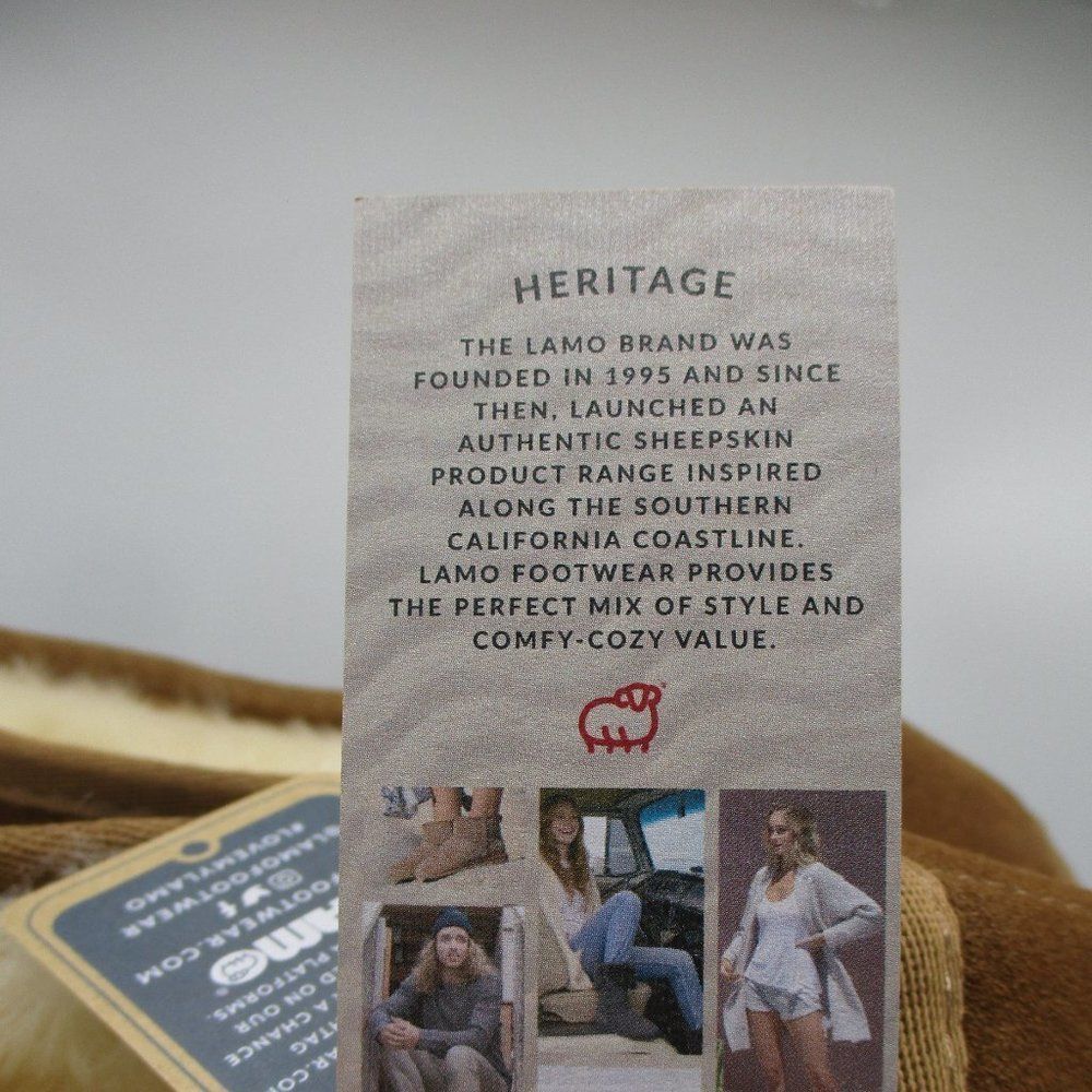 𝅺women's Lamo Wrap Around Indoor/Outdoor Sheepskin /Slipper/Bootie - Picture 9 of 11